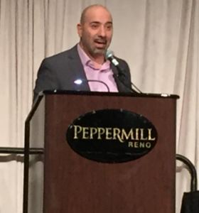 Jamil as President-Elect, presenting the 2018 AIH Awards at the 2019 SEDHYD Conference